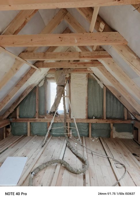 Ocieplanie pianą pur również na CZYSTE POWIETRZE