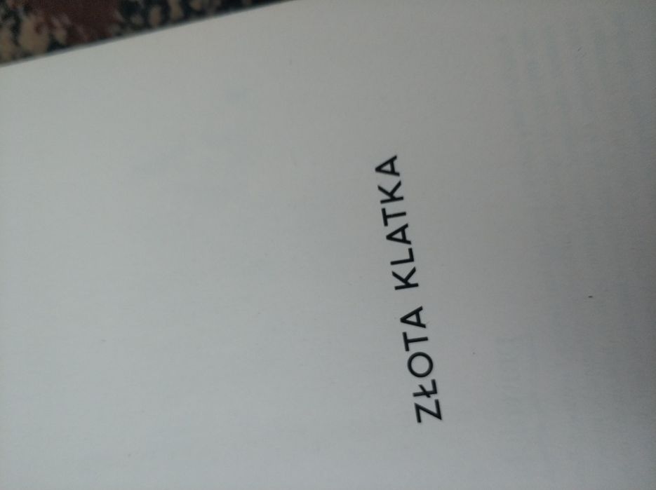 Złota klatka dobra książka