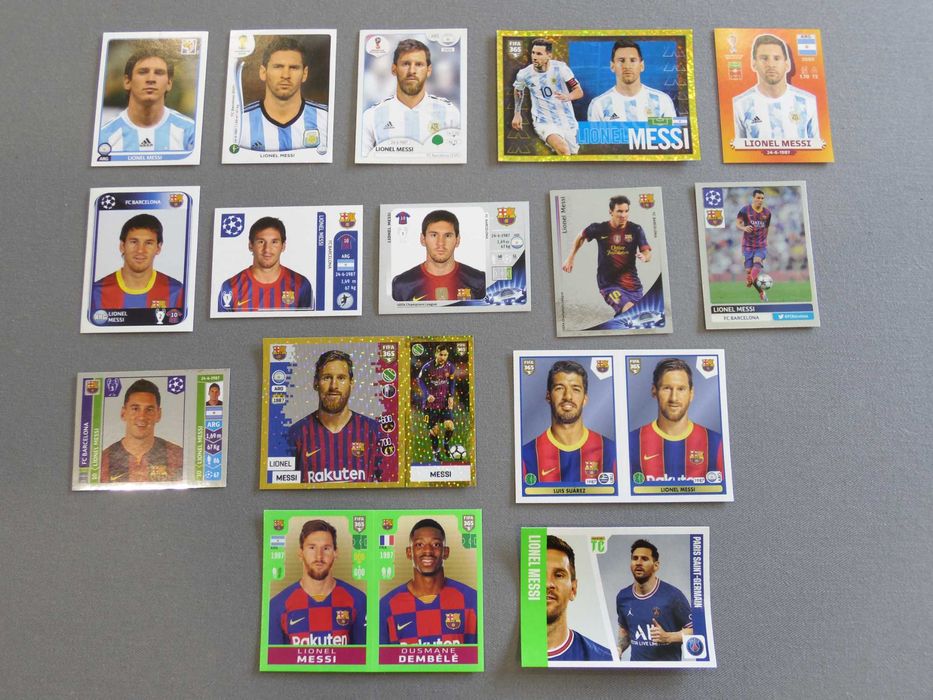 Cromos Messi, Mbappé e Ibrahimovic