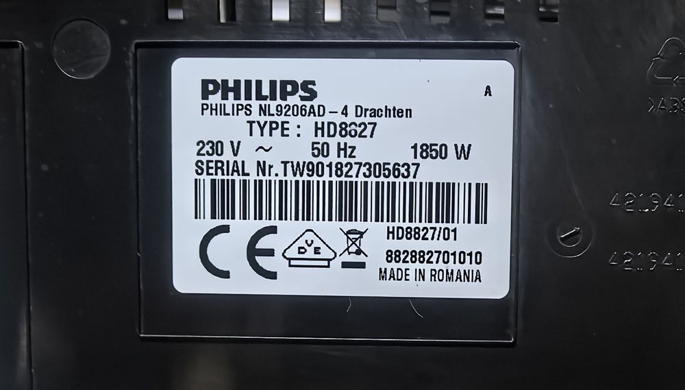 Кавова машина Philips HD8827