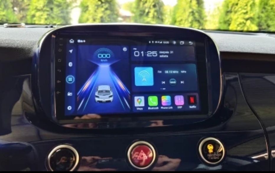 Rádio 9" android Fiat 500x 2014 a 2020 WIFI GPS 2/32GB Novo