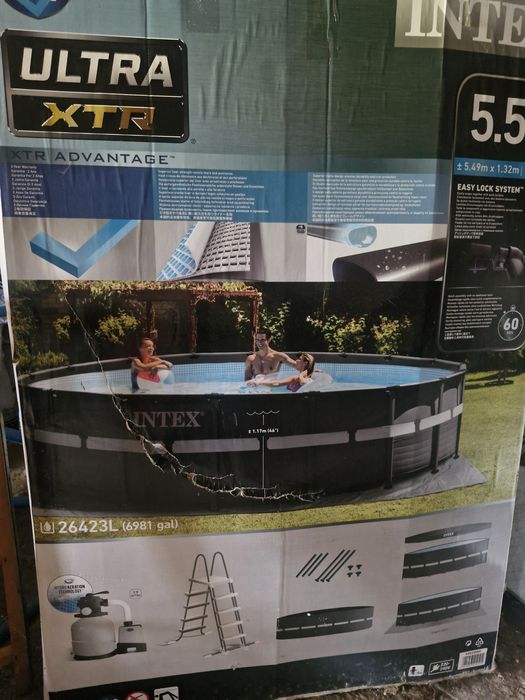 Basen Intex 5,49 x 1,32 używany