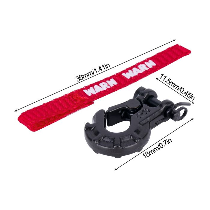 Hak holowniczy wyciągarki do modelu zdanie sterowanego rc 1:10 TRX SCX