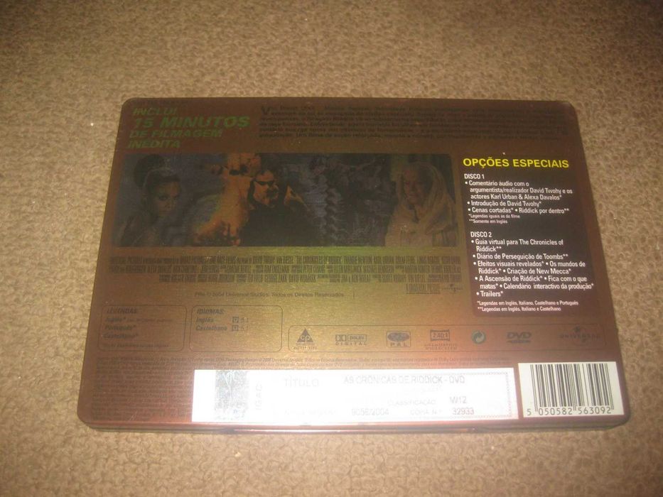 "As Crónicas de Riddick" com Vin Diesel numa Edição Especial com 2 DVDs e em Steelbook!