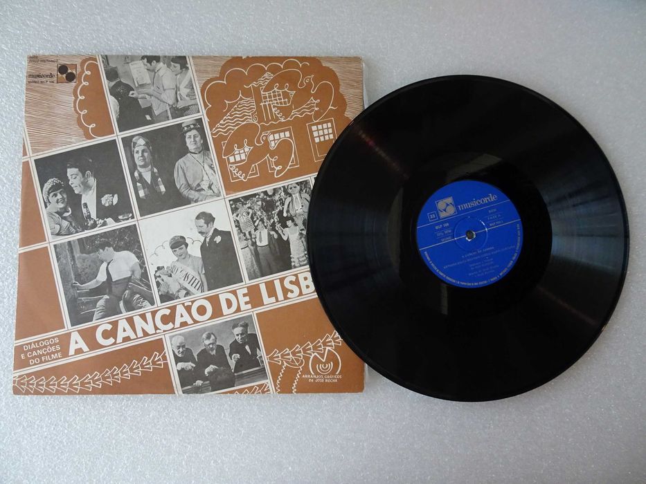Disco vinil LP - A Canção de Lisboa - Diálogos e Canções do Filme
