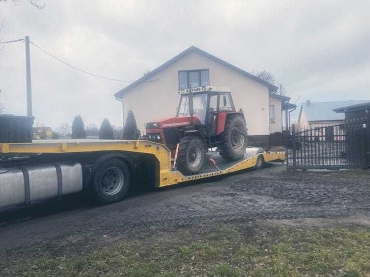 Wynajem - laweta niskopodwoziowa do transportu ciągników siodłowych