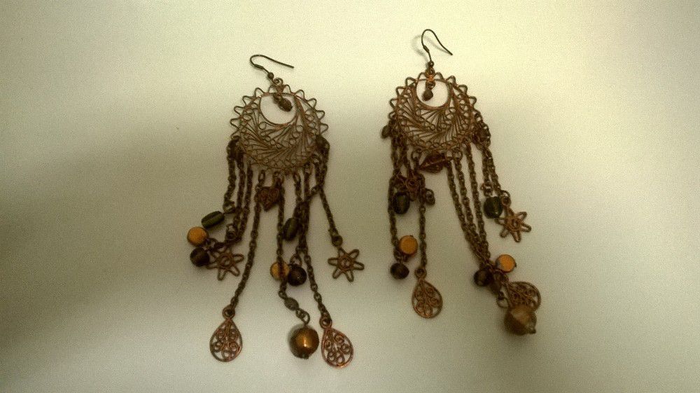 Brincos compridos (portes incluídos)