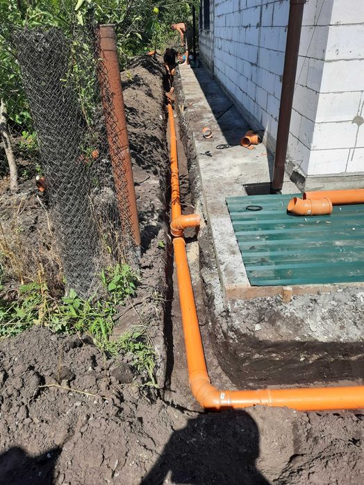 Копка Каналізацій-Септиків,Траншей.Водовідведення.Демонтажні Роботи