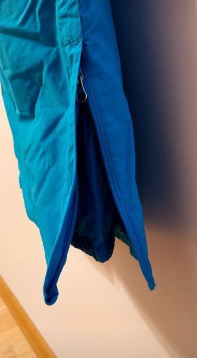 Jasnoniebieskie spodnie narciarskie, na narty, snowboard