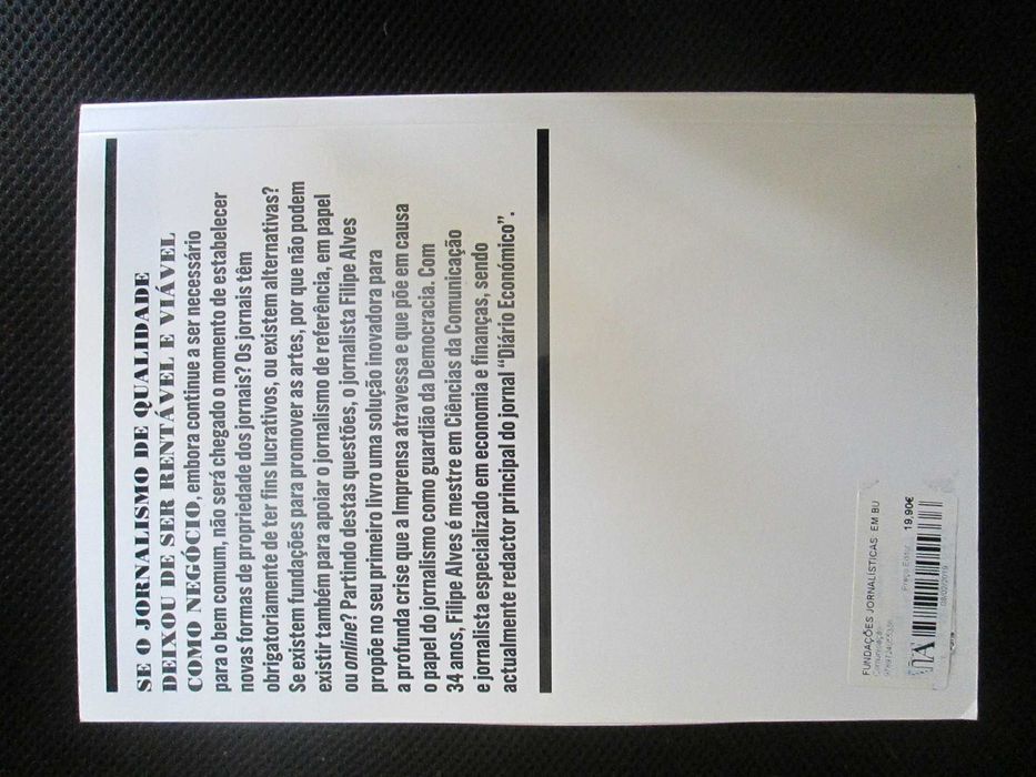 Fundações Jornalísticas: em busca de um novo modelo de negócio