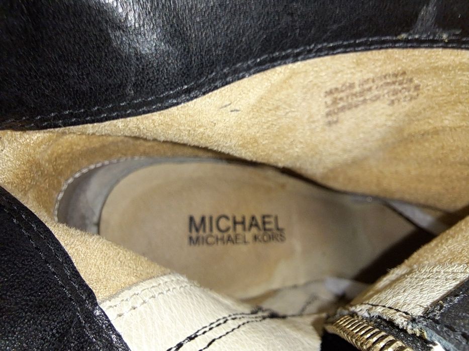 Оригінальні ботики з натуральної шкіри Michael Kors