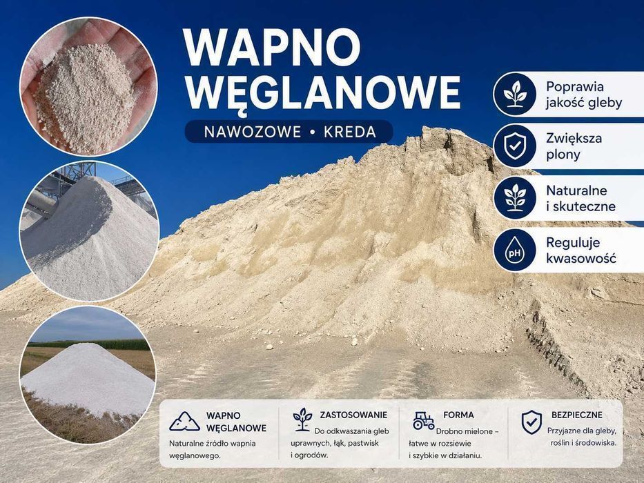 Wapno Węglanowe, Nawozowe, Kreda