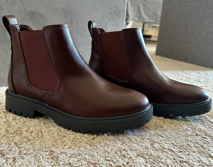 Botas castanhas 36