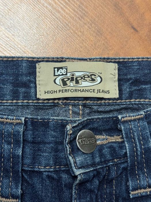 Spodnie jeansowe baggy mega jean jeansy vintage y2k Lee Pipes S