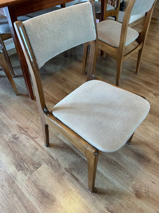 Stół + krzesła 6 szt. (PRL)