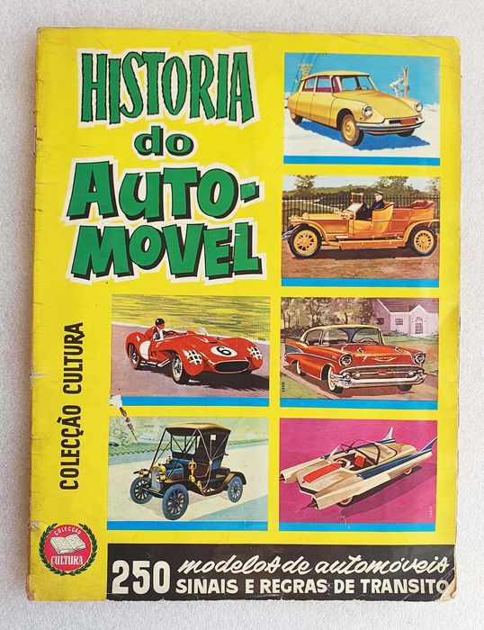 Antiga Caderneta Completa ~ "HISTÓRIA do AUTOMOVEL" ~ IBIS 1961