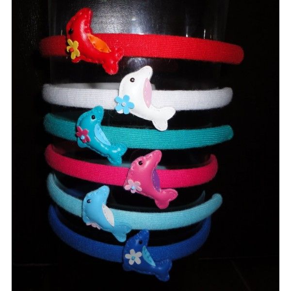 Bandoletes de menina com Golfinho