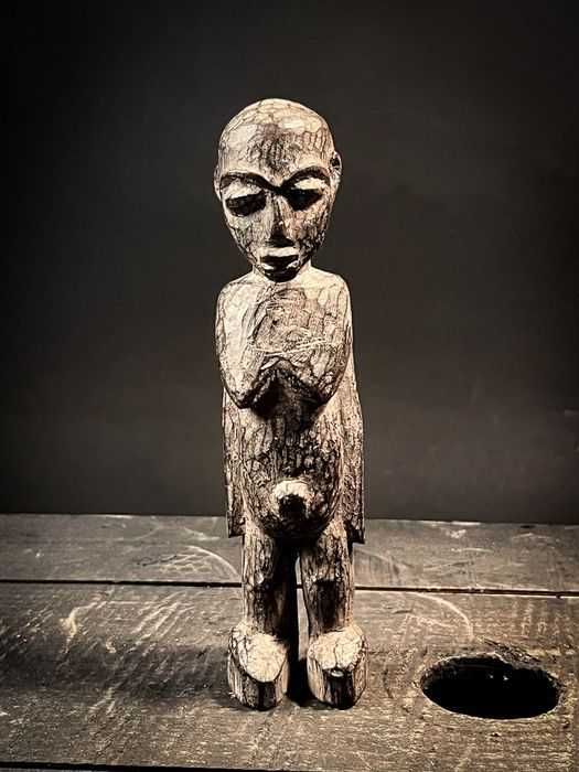 Boneco Madeira Tribal - Burkina Faso - Lobi