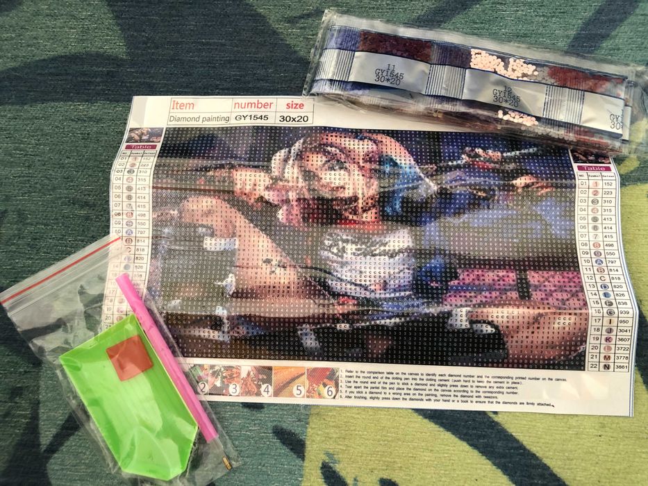 Harley Quinn diamond painting