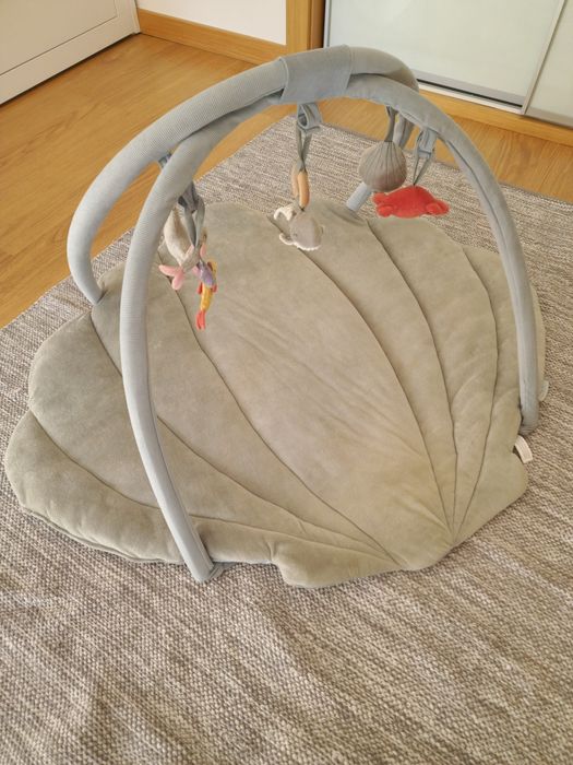 Tapete atividades Little Dutch verde água com tema mar