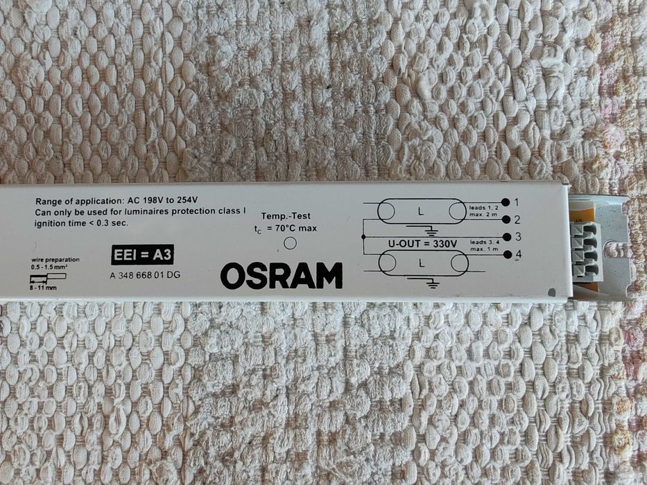 Balastro eletrónico Osram