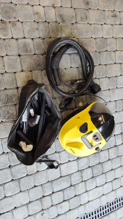 Odkurzacz parowy Karcher sv 7 cały zestaw
