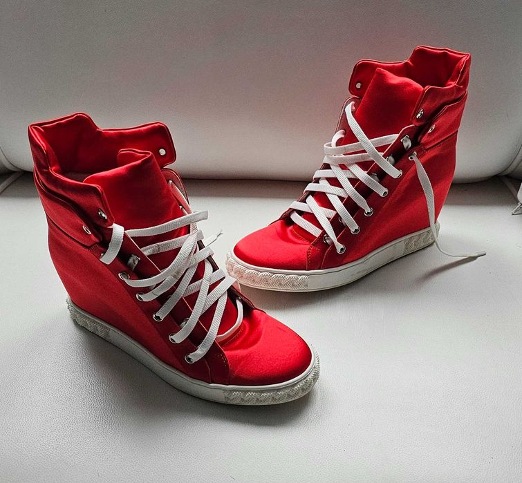 Casadei orginalne sneakersy koturna roz 40