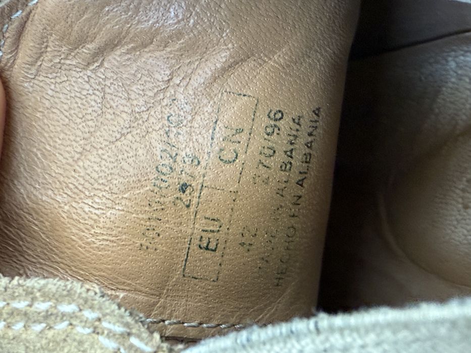 Черевики Zara замша р.42(27см)