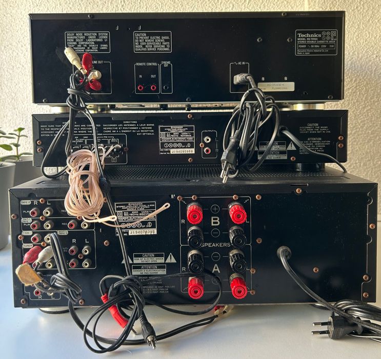 Vendo colunas, decker e rádio