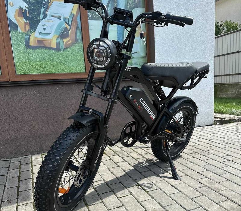 Електровелосипед Crosser 777-GTX 48V/500W Електро фетбайк двухместный