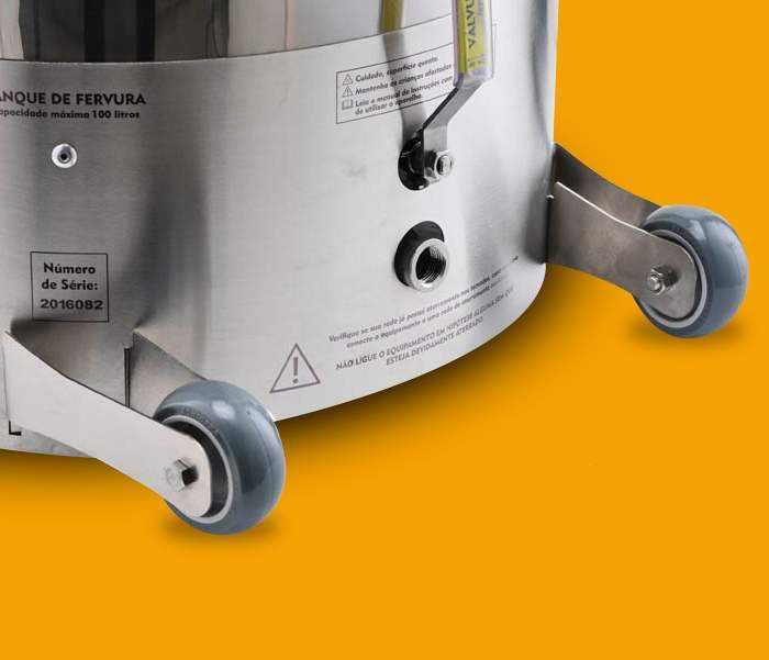 Panela cervejeira eletrica automatizada EZbrew K60 homebrew inox 304L