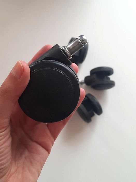 Conjunto de Rodas para Cadeira de Escritório – Encaixe Universal