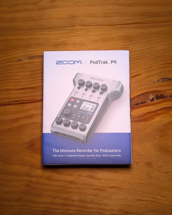Zoom PodTrak P4 – Como Novo | Completo na Caixa
