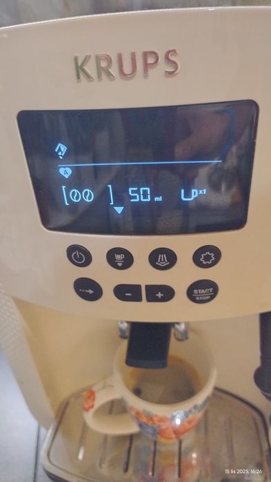 Krups ekspres do kawy że spieniaczem mleka