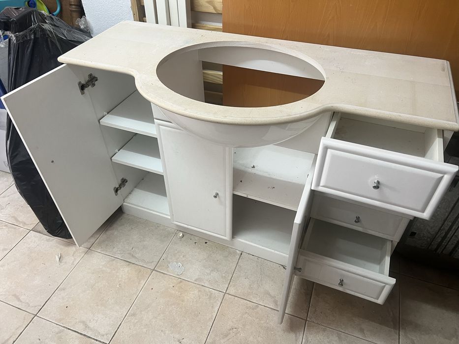 Armário de lavatório WC