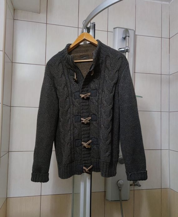 Sweter klasyczny M męski Fynch-Hatton rozpinany na guziki  z długim rę