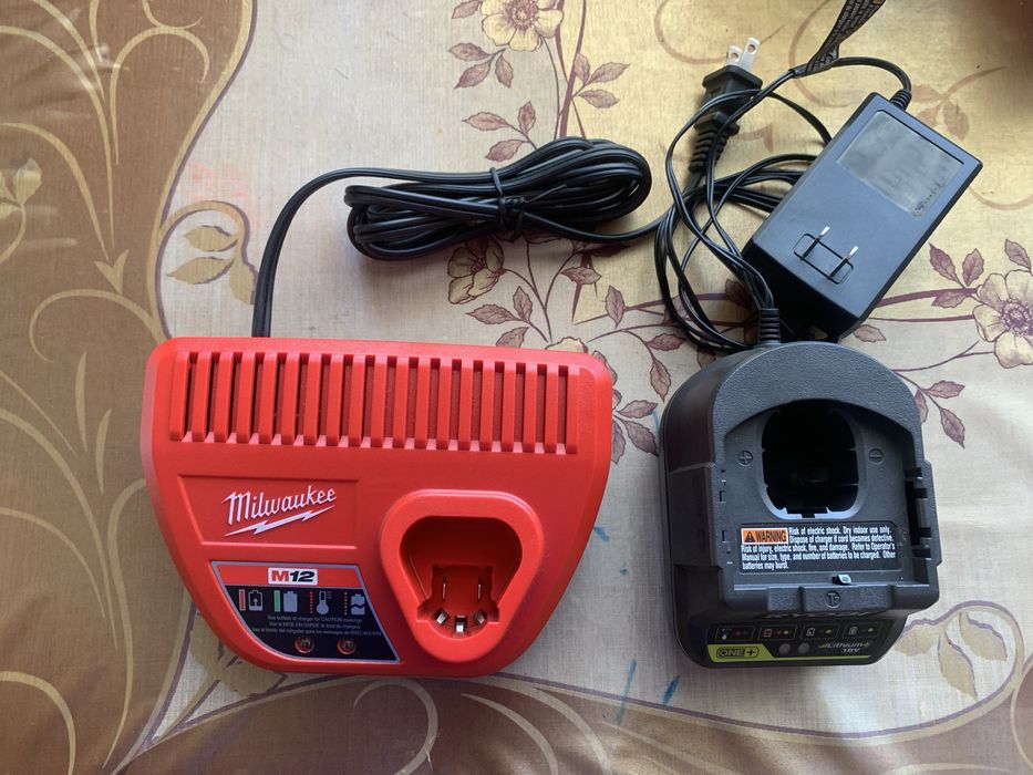 Зарядний пристрій Milwaukee та Ryobi 120 вольт !!! Перетворювач Blow
