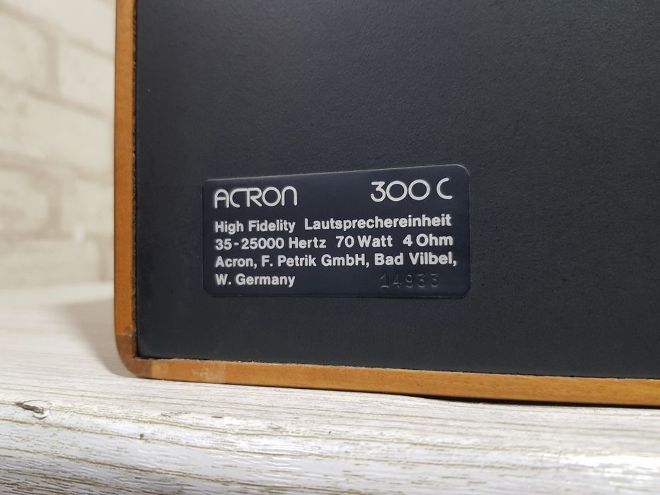 Hi-Fi Акустика ACRON 300C, потужність 70 Вт, б/у з Німеччини
