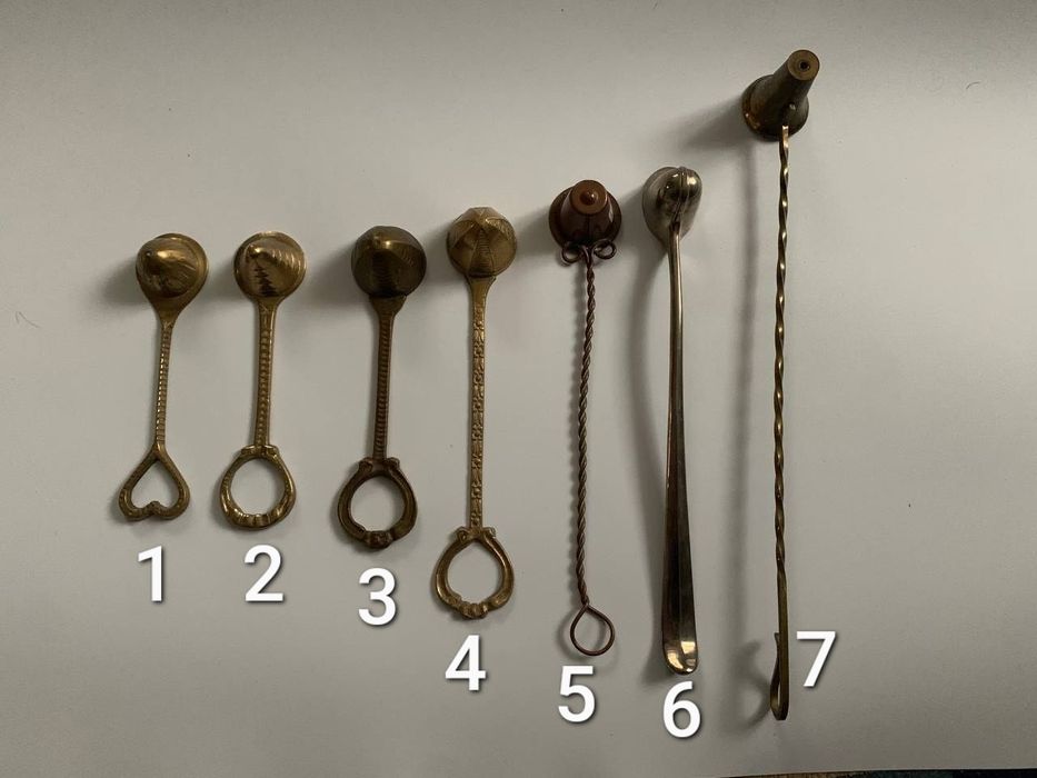 Гасники для свічок вінтажні мідні