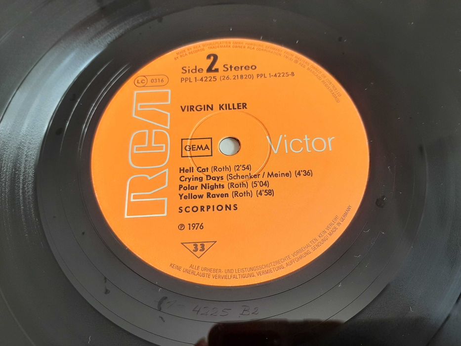 Scorpions - Virgin Killer - Germany - Vinil LP Grijó E Sermonde