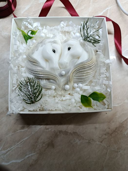 Мило ручної роботи, мильні подарунки на новорічні свята.