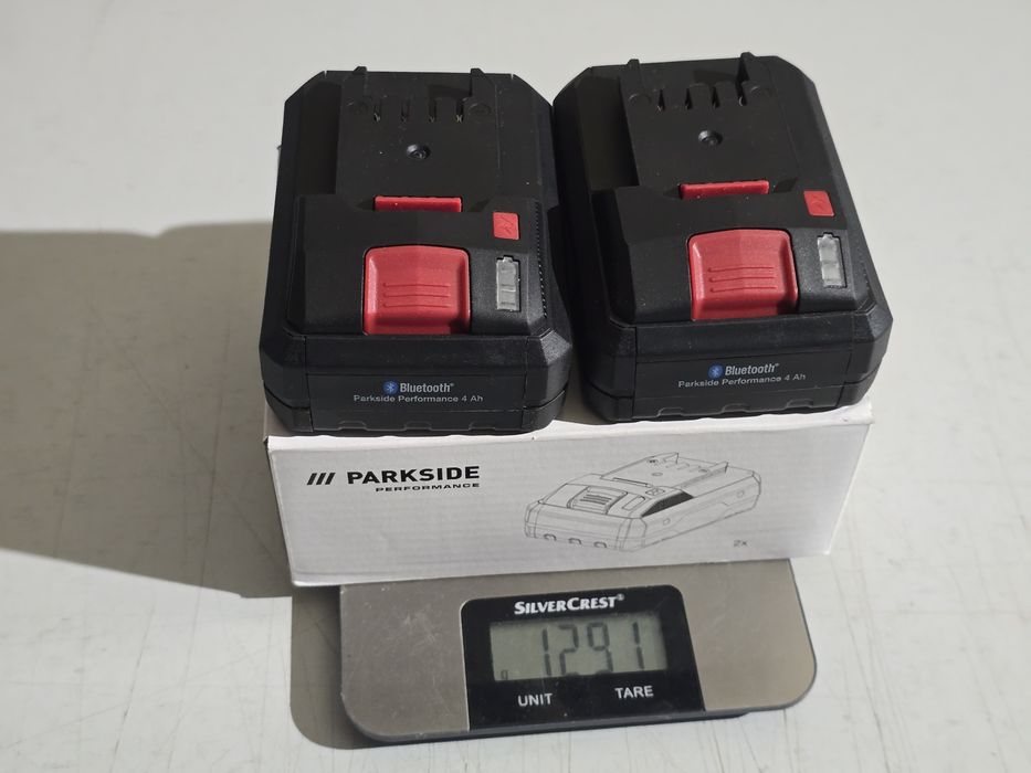 2 - baterias 20v 4ah smart parkside performance