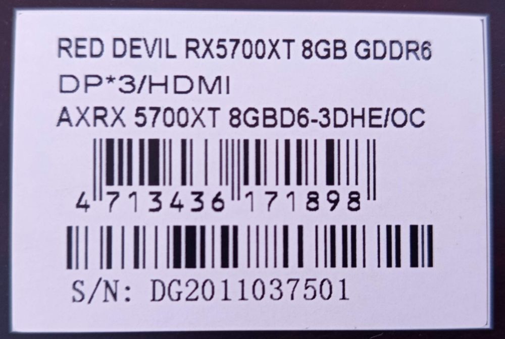 PowerColor RX 5700 XT GDDR6