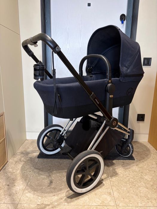 Коляска 2 в 1 Cybex Priam Lux (Platinum) – Люлька + Прогулянка