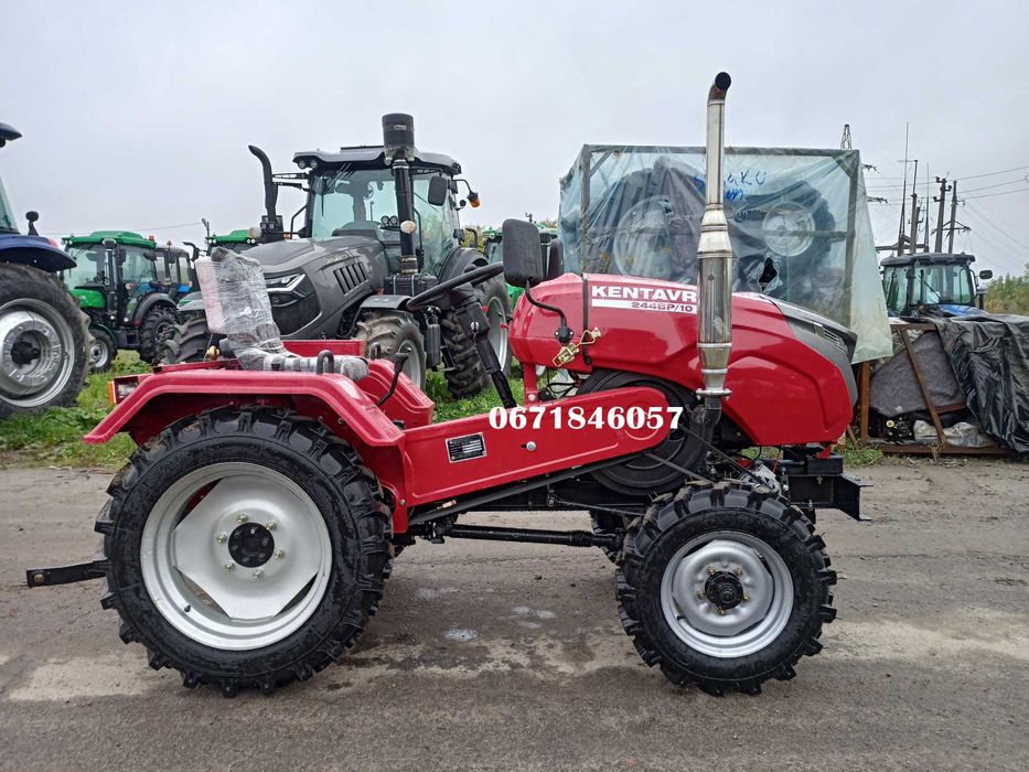 Повнопривідний мінітрактор Кентавр 244 BP/10 ВОМ Триточкова навіска