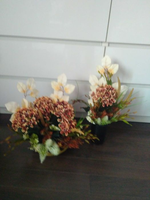 Komplet nagrobny obciążony - stroik i bukiet