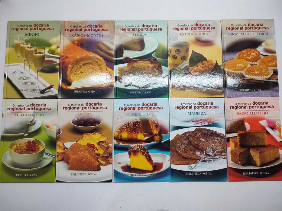 Coleção de 17 Livros de Receitas da Biblioteca Activa