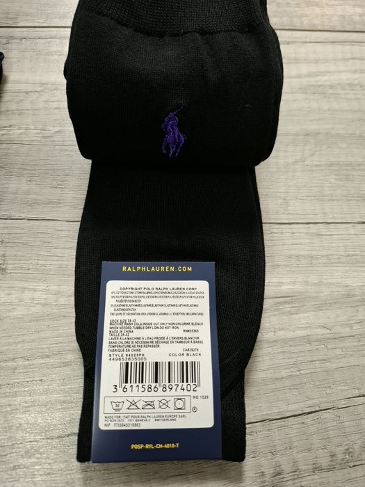 Skarpety Polo Ralph Lauren 3pak orginal 39-42