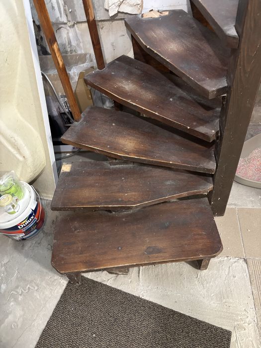 Schody po demontażu