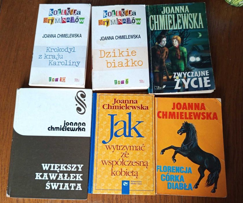 J. Chmielewska, zestaw 5 książek, Florencja gratis